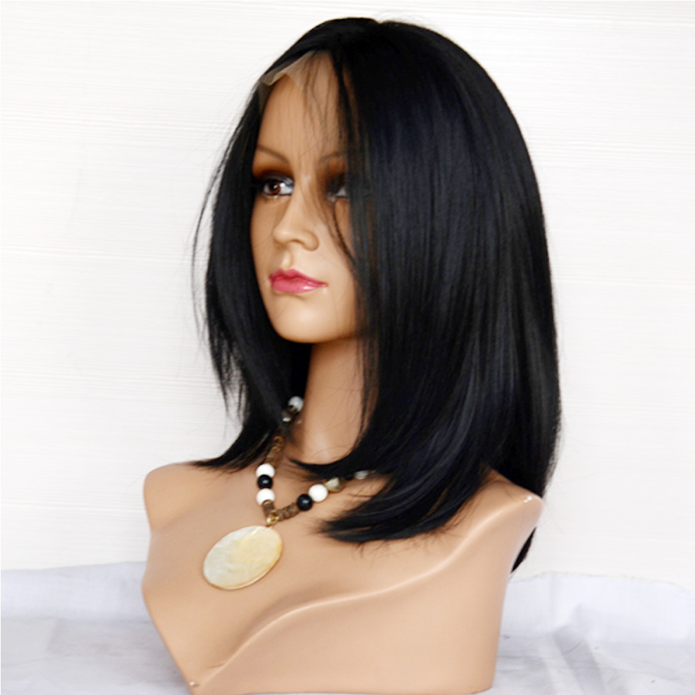 Lace Front Wig Virgin Human Best Quality Hair Wig   LM055